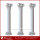 Roman Style Hunan White Marble Column